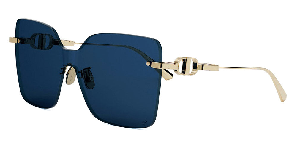 Dior® CD CHAIN M1U CD CD CHAIN M1U B0B0 140 - B0B0 Shiny Light Nickeltin / Blue Sunglasses