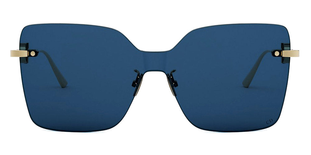 Dior® CD CHAIN M1U CD CD CHAIN M1U B0B0 140 - B0B0 Shiny Light Nickeltin / Blue Sunglasses