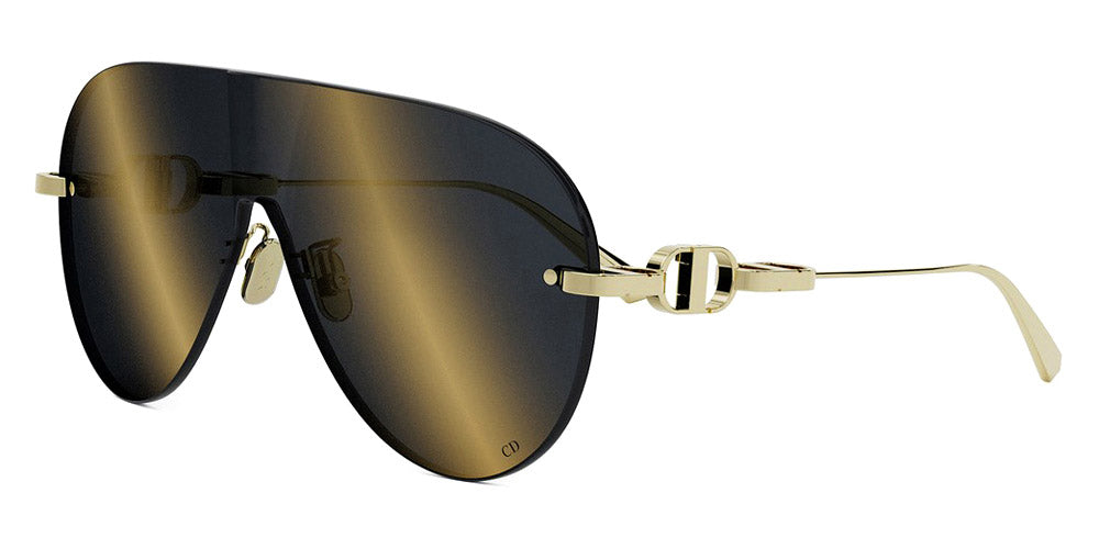 Dior® CD CHAIN M2U CD CD CHAIN M2U B0A5 00 - B0A5 Shiny Light Nickeltin / Brown Mirror Sunglasses