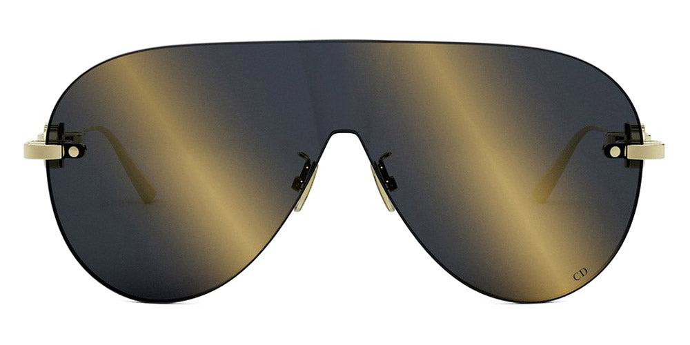 Dior® CD CHAIN M2U CD CD CHAIN M2U B0A5 00 - B0A5 Shiny Light Nickeltin / Brown Mirror Sunglasses