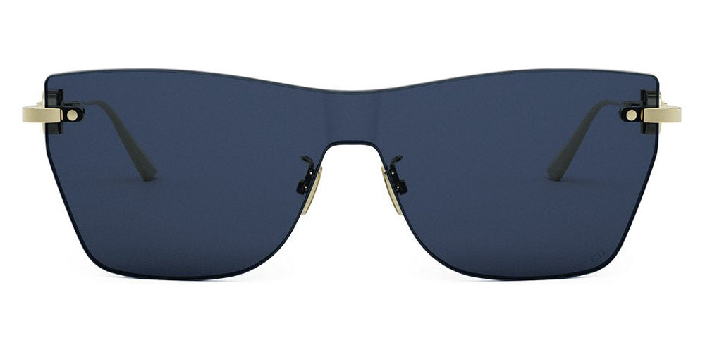 Dior® CD CHAIN M3U - B0B0 Shiny Light Nickeltin / Blue Sunglasses