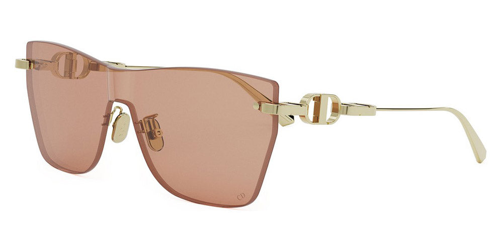 Dior® CD CHAIN M3U - B0L0 Shiny Light Nickeltin / Violet Sunglasses