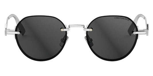 Dior® CD DIAMOND R5F CD CD DIAMOND R5F F0A0 50 - F0A0 Shiny Silver / Grey Sunglasses