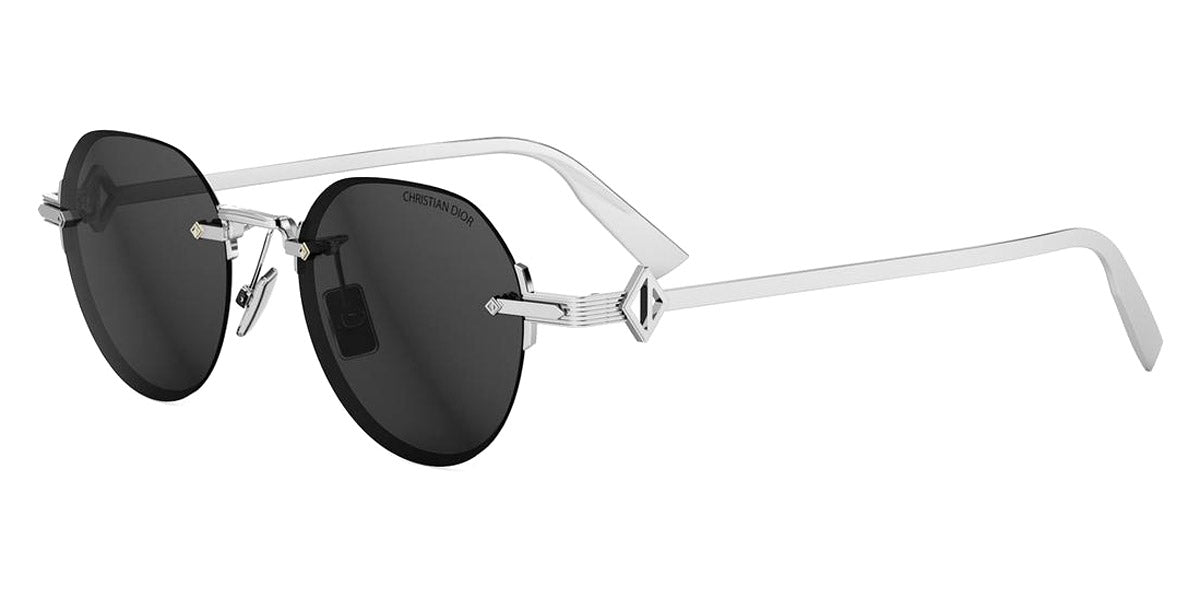 Dior® CD DIAMOND R5F CD CD DIAMOND R5F F0A0 50 - F0A0 Shiny Silver / Grey Sunglasses