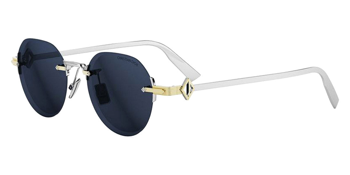 Dior® CD DIAMOND R5F CD CD DIAMOND R5F F2B0 50 - F2B0 Shiny Yellow / Blue Sunglasses