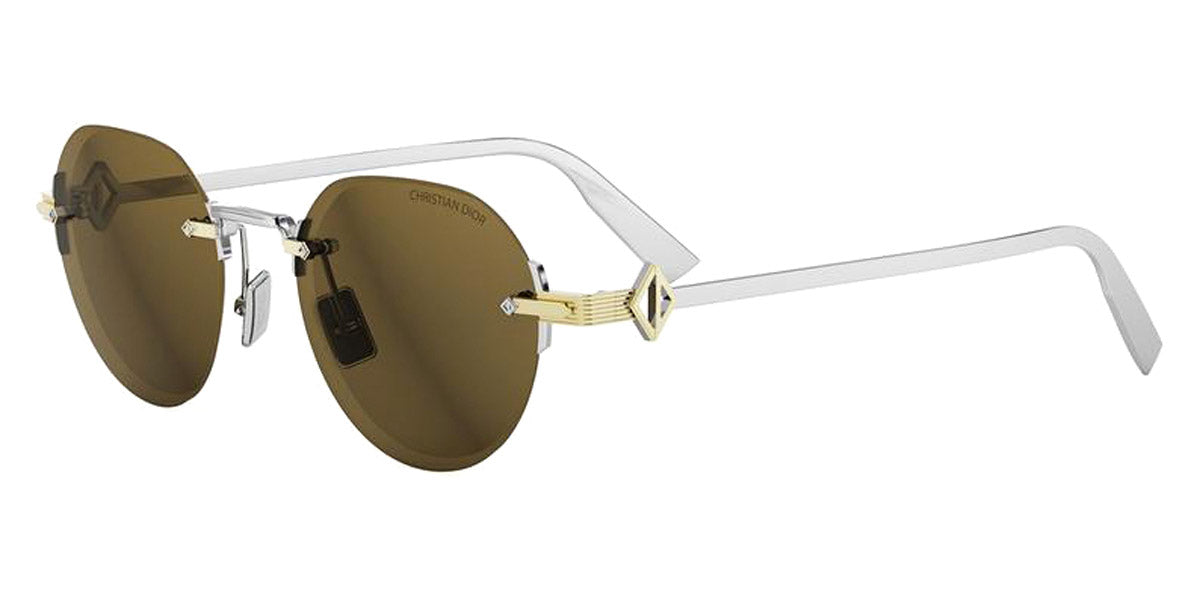 Dior® CD DIAMOND R5F CD CD DIAMOND R5F F2H0 50 - F2H0 Shiny Yellow / Yellow Sunglasses