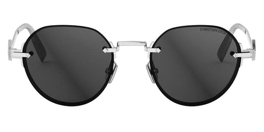 Dior® CD DIAMOND R5U CD CD DIAMOND R5U F0A0 50 - F0A0 Shiny Silver / Grey Sunglasses
