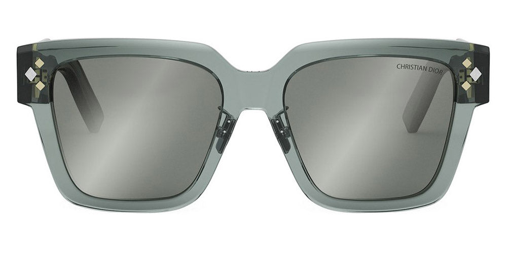Dior® CD Diamond S3F - 45A4 Trasparent Grey / Smoke Mirror Sunglasses