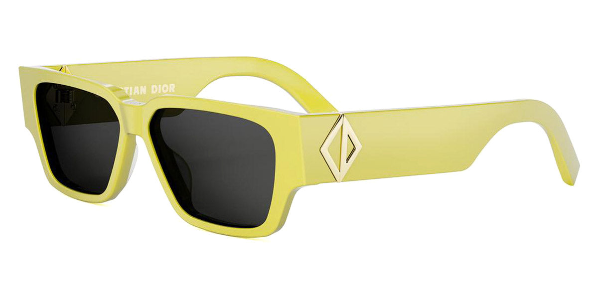 Dior® CD Diamond S5I - 66A0 Shiny Yellow Sunglasses