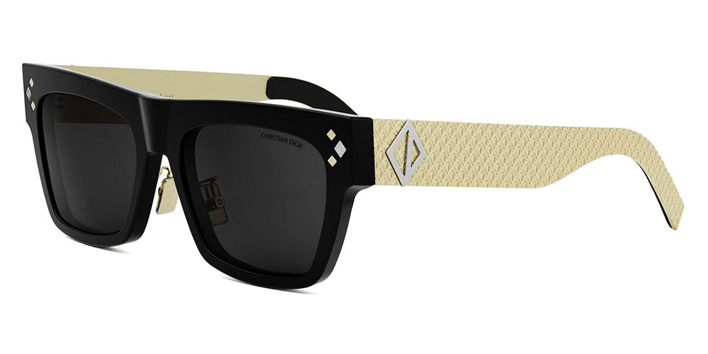 Dior® CD DIAMOND S8F CD CD DIAMOND S8F 12A0 55 - 12A0 Black Smoke Sunglasses