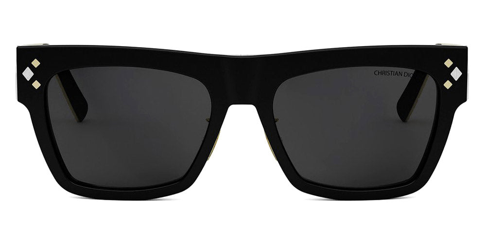 Dior® CD DIAMOND S8F CD CD DIAMOND S8F 12A0 55 - 12A0 Black Smoke Sunglasses