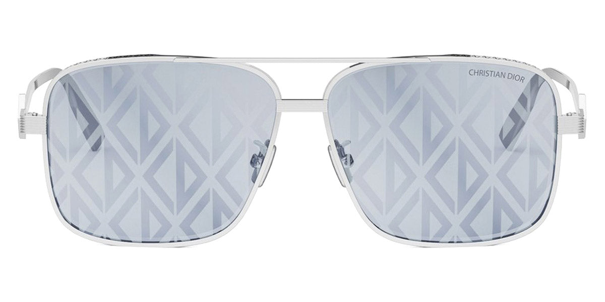 Dior® CD DIAMOND S9F CD CD DIAMOND S9F F0I4 60 - F0I4 Shiny Silver / Blue Photocromic Sunglasses