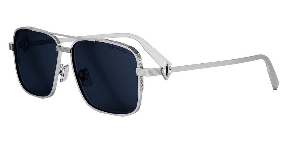 Dior® CD DIAMOND S9U CD CD DIAMOND S9U F0B0 58 - F0B0 Shiny Palladium / Blue Sunglasses