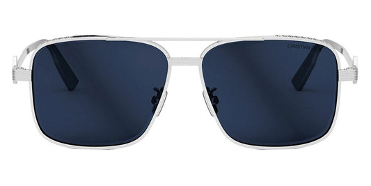 Dior® CD DIAMOND S9U CD CD DIAMOND S9U F0B0 58 - F0B0 Shiny Palladium / Blue Sunglasses