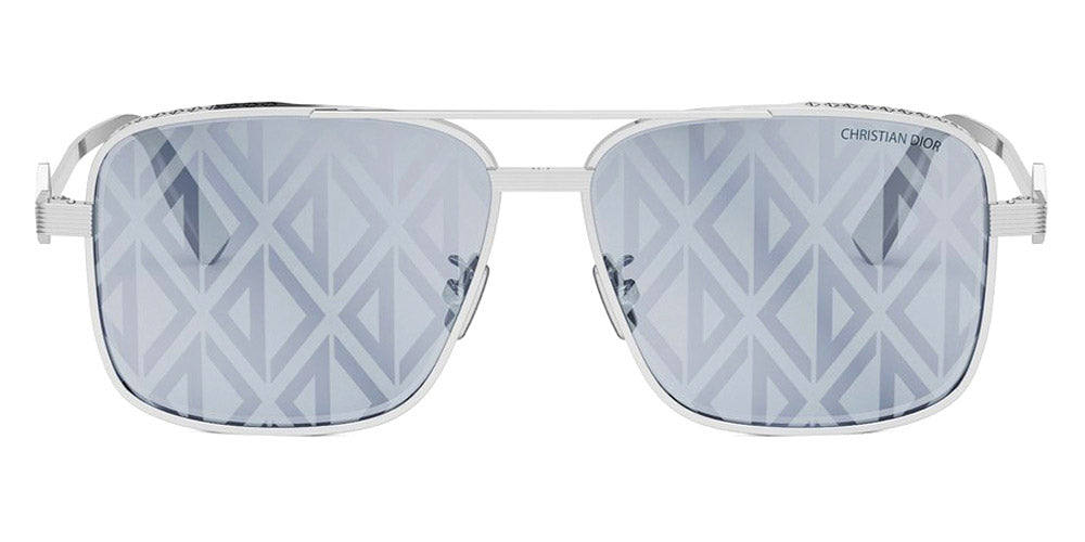 Dior® CD DIAMOND S9U CD CD DIAMOND S9U F0I4 58 - F0I4 Shiny Palladium / Blue Mirror Photochromatic Sunglasses