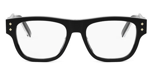 Dior® CD DIAMONDO S10I CD CD DIAMONDO S10I 10BB 53 - 10BB Shiny Black / Transparent Blue block lenses Eyeglasses