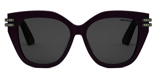 Dior® CDIOR B4F CD CDIOR B4F 35A0 56 - 35A0 Matte Dark Bronze / Smoke Sunglasses