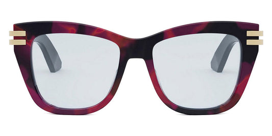 Dior® CDIORO S1I CD CDIORO S1I 25BB 53 - 25BB Shiny Red Havana Eyeglasses