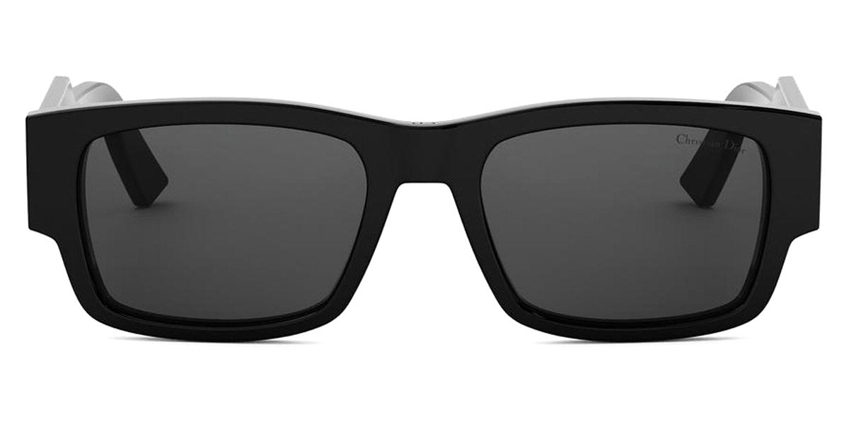 Dior® CHRISTIAN DIOR LABEL S1I CD CHRISTIAN DIOR LABEL S1I 13A0 54 - 13A0 Shiny Black / Grey Sunglasses