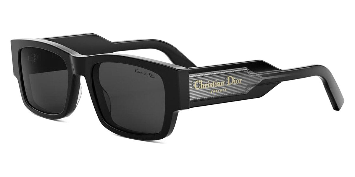 Dior® CHRISTIAN DIOR LABEL S1I CD CHRISTIAN DIOR LABEL S1I 13A0 54 - 13A0 Shiny Black / Grey Sunglasses