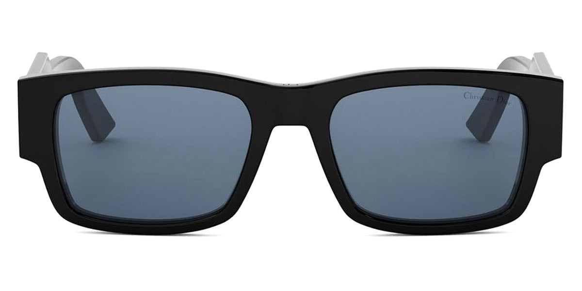 Dior® CHRISTIAN DIOR LABEL S1I CD CHRISTIAN DIOR LABEL S1I 13B0 54 - 13B0 Shiny Black / Blue Sunglasses