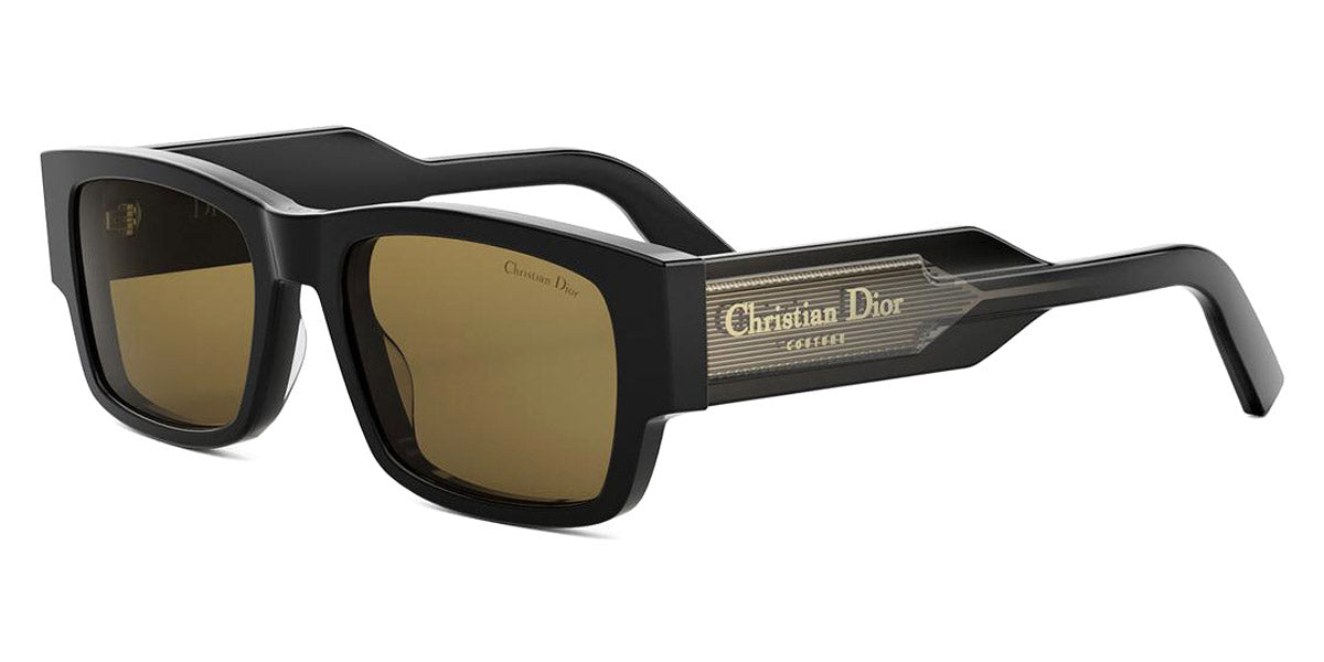 Dior® CHRISTIAN DIOR LABEL S1I CD CHRISTIAN DIOR LABEL S1I 13H0 54 - 13H0 Shiny Black / Yellow Sunglasses