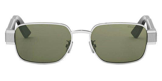 Dior® CHRISTIAN DIOR LABEL S2U CD CHRISTIAN DIOR LABEL S2U F0C0 54 - F0C0 Shiny Silver / Green Sunglasses