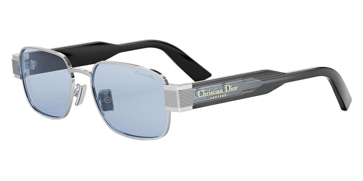 Dior® CHRISTIAN DIOR LABEL S2U CD CHRISTIAN DIOR LABEL S2U F0I0 54 - F0I0 Shiny Silver / Blue Sunglasses
