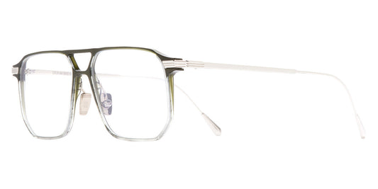 Cutler And Gross® AUOP000655R CG AUOP000655R 003 Green/Rhodium 55 - Green/Rhodium Eyeglasses