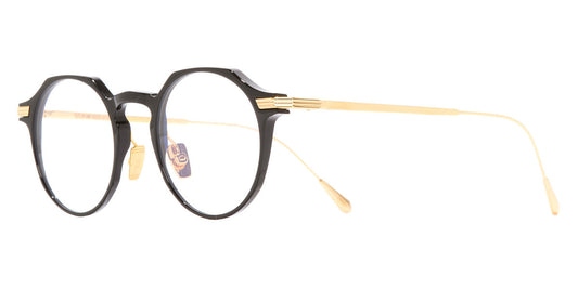 Cutler And Gross® AUOP000848 CG AUOP000848 001 Black/Gold 48 - Black/Gold Eyeglasses