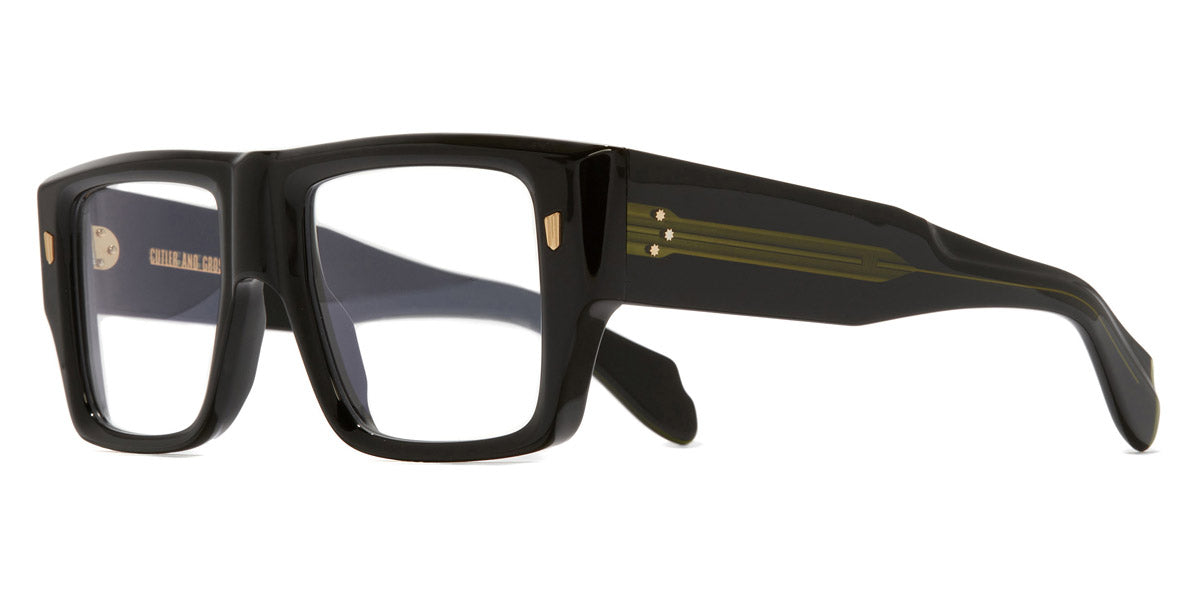 Cutler And Gross® CGOP141454 CG CGOP141454 001 Black 54 - Black Eyeglasses