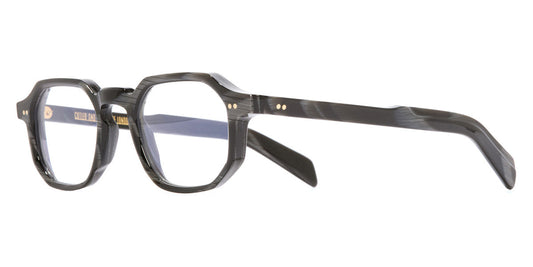 Cutler And Gross® CGOPGR1148 CG CGOPGR1148 001 Black Marbled Horn 48 - Black Marbled Horn Eyeglasses