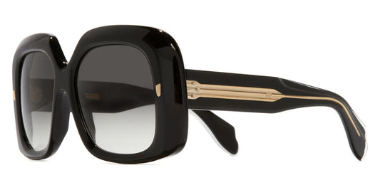 Cutler And Gross® CGSN989156 CG CGSN989156 001 Black 56 - Black Sunglasses