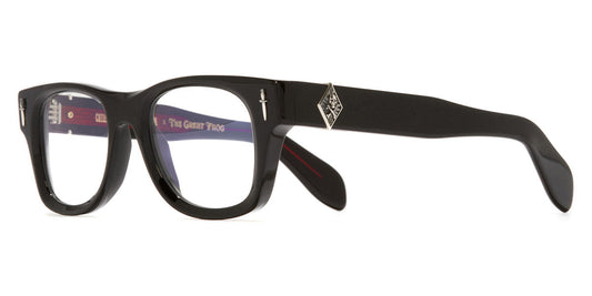 Cutler And Gross® GFOP01348 CG GFOP01348 001 Black 48 - Black Eyeglasses