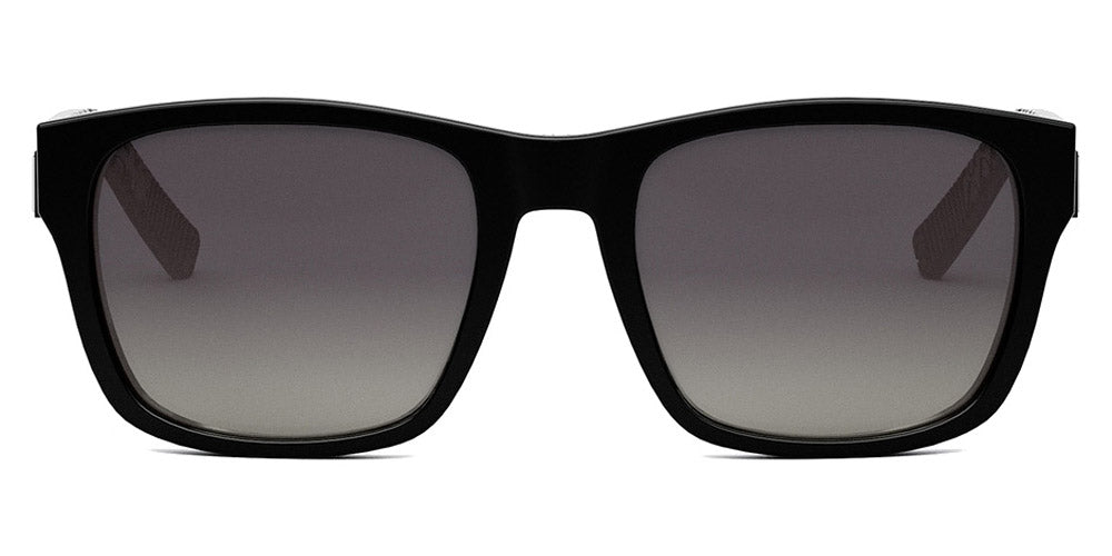 Dior® DiorB23 S2F - 10A0 Shiny Black / Smoke Sunglasses