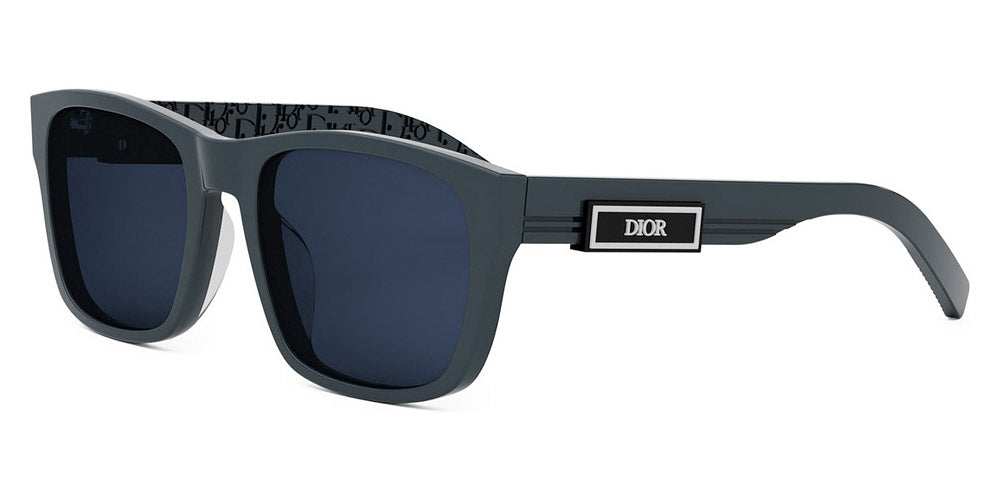Dior® DiorB23 S2F - 45B0 Trasparent Grey / Blue Sunglasses