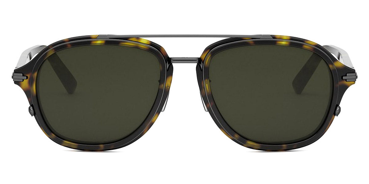 Dior® DIORBLACKSUIT A4U CD DIORBLACKSUIT A4U 20C0 53 - 20C0 Shiny Havana / Green Sunglasses