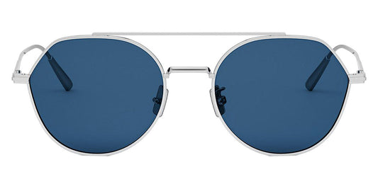 Dior® Diorblacksuit R6U CD DRBLKSUIT R6U F0B0 54 - Shiny Palladium Lenses  Blue  Organic  F0B0 Sunglasses