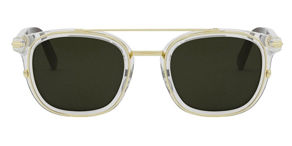 Dior® DIORBLACKSUIT S14F CD DIORBLACKSUIT S14F 87C0 51 - 87C0 Crystal/ Green Sunglasses