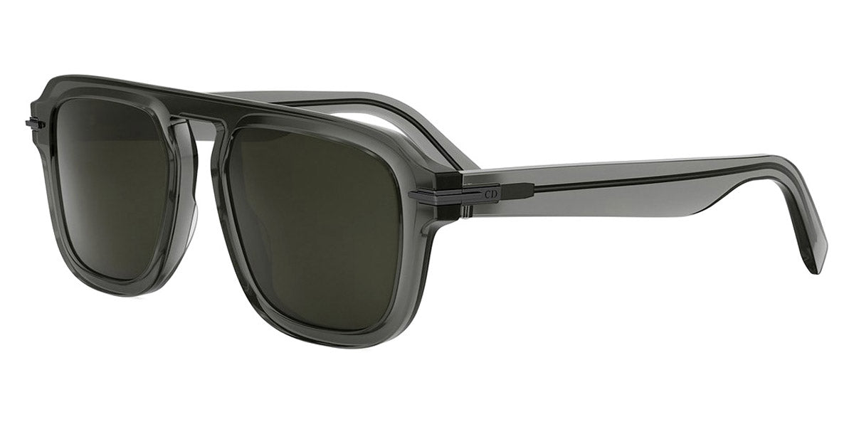 Dior® DIORBLACKSUIT S15I CD DIORBLACKSUIT S15I 45C0 52 - 45C0 Shiny Grey / Green Sunglasses