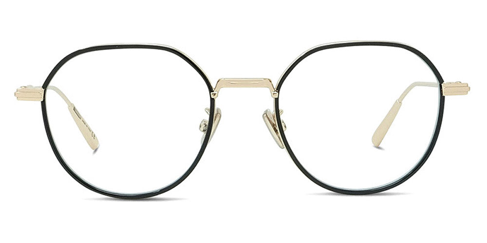 Dior® DIORBLACKSUITO R3U CD DIORBLACKSUITO R3U B400 49 - B400 Shiny Light Nickeltin Eyeglasses