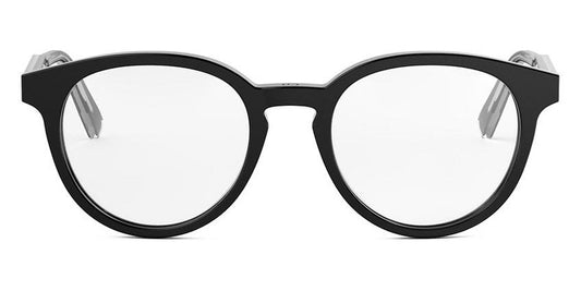 Dior® DIORBOTANICAO R3I CD DIORBOTANICAO R3I 1000 49 - 1000 Shiny Black Eyeglasses