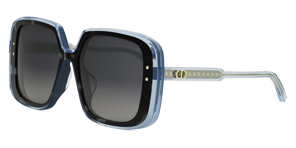 Dior® DIORHIGHLIGHT S3F - Shiny Coloured Havana/Lenses Gradient Smoke Organic 28A1 Sunglasses