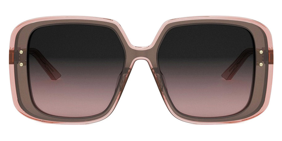 Dior® DIORHIGHLIGHT S3F - Dark Brown/Lenses Gradient Smoke Organic 84AE Sunglasses