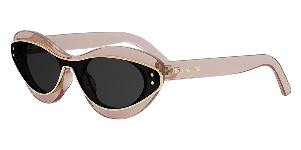Dior® DIORMETEOR B1I CD DIORMETEOR B1I 40A0 00 - 40A0 Injected Dark Havana / Smoke Sunglasses