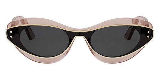 Dior® DIORMETEOR B1I CD DIORMETEOR B1I 40A0 00 - 40A0 Injected Dark Havana / Smoke Sunglasses