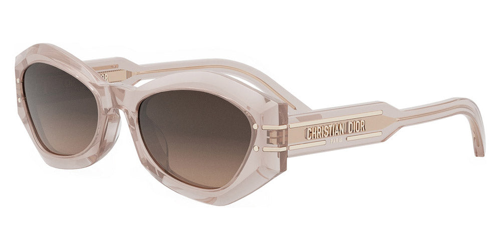 Dior® DiorSignature B1U - 40F1 Shiny Pink / Brown Pink Sunglasses