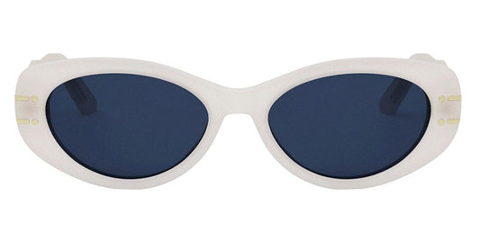 Dior® DIORSIGNATURE B8U CD DIORSIGNATURE B8U 95B0 53 - 95B0 Shiny Ivory / Blue Sunglasses