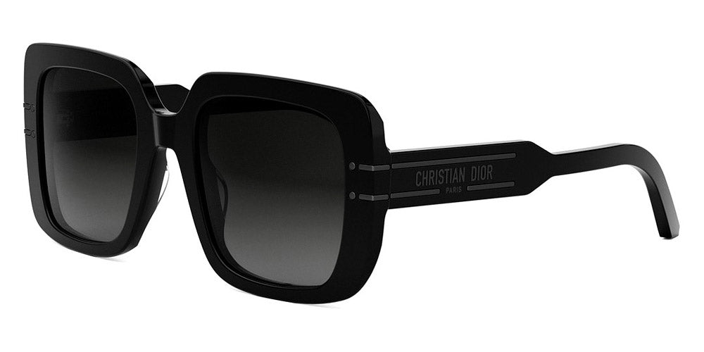 Dior® DIORSIGNATURE S11I CD DIORSIGNATURE S11I 14A1 54 - 14A1 Shiny Black / Gradient Smoke Sunglasses