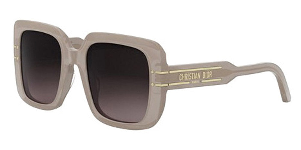 Dior® DIORSIGNATURE S11I CD DIORSIGNATURE S11I 78A1 54 - 78A1 Shiny Transparent Khaki / Gradient Smoke Sunglasses